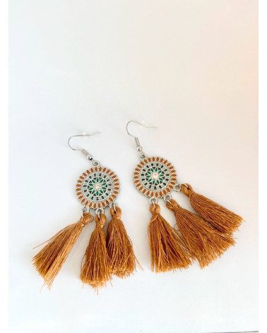 Boucles d'oreilles "pompons"
