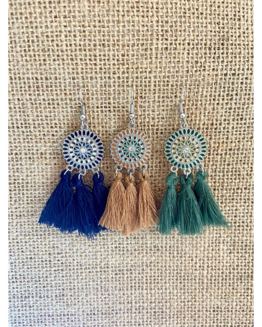 Boucles d'oreilles "pompons"