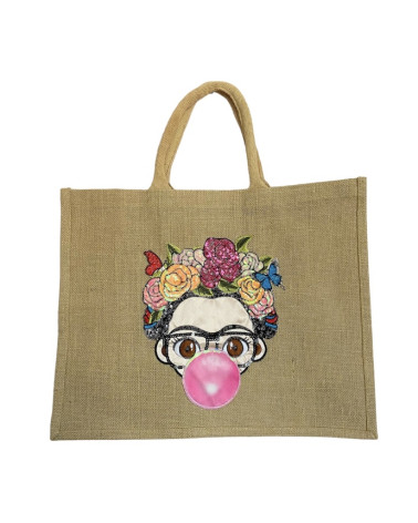 Grand cabas en jute "Frida"