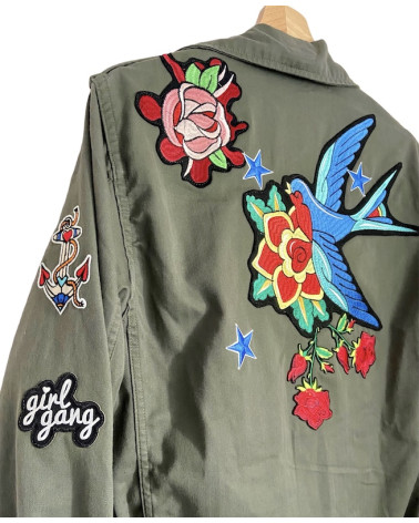 Veste militaire kaki Flora "M"