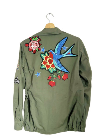 Veste militaire kaki Flora "M"