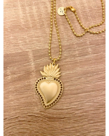 Pendentif coeur "Mina"