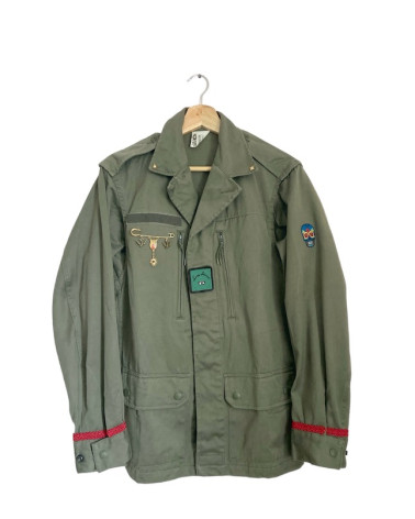 Veste militaire kaki Ex voto "S"