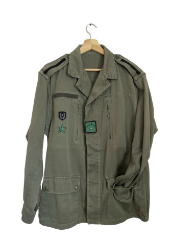 Veste militaire kaki Frida "L"