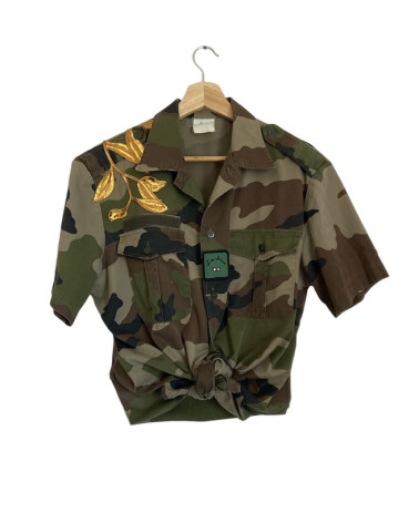 Chemisette militaire camouflage Gold "L"